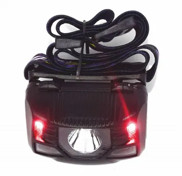 3 W LED Kopflampe infrarot Sensor - weißes oder rotes Licht - Stirnlampe