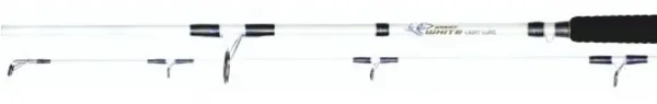 Angelcombo 2,40M ZEBCO GREAT WHITE™ LIGHT LURE 30G 160G mit Rolle und 300m gefl.  Schnur Dorsch Seelachs Hecht