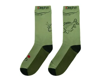 Delphin CARP Socken, wärmende Socken nicht nur zum Angeln