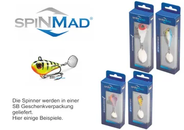 JAG SPINMAD 18g Jig Spinner in SB Geschenk-Verpackung Farbe 0908