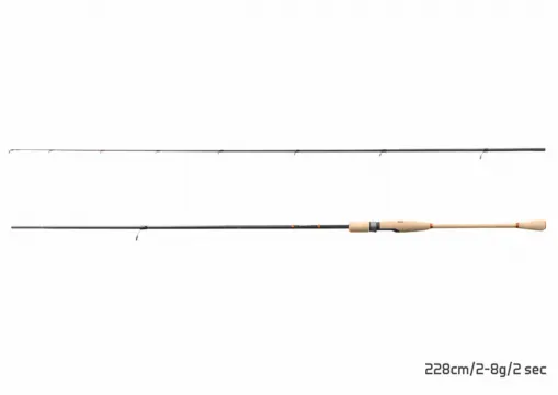 Spinnrute Code X WG 2-8G Länge 2,28M Forelle Barsch Döbel Spin Angelrute für leichte Jigs und Spoons