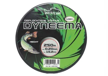 Westline Dyneema 250m SB geflochtene Angelschnur oliv 0,20mm 15,2kg