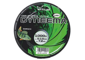 Westline Dyneema oliv 1000m geflochtene Angelschnur  0,10mm 7,2kg