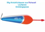 50g Knicklichtpose aus Rohazell - Raubfischpose - Einhängepose - Laufpose