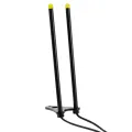 CARPEX14cm Snag Bar mit LED Rutenhalter gelb Rutensicherung Black Snag Ears