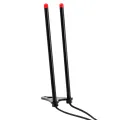 CARPEX14cm Snag Bar mit LED Rutenhalter rot Rutensicherung Black Snag Ears