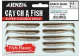 Jenzi Snack-Shad Flav. 8/SB 6,5cm Gummifische 3