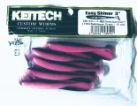 KEITECH 3" Easy Shiner - Gummifisch Swimbait LT 03 Bubblegum Grape